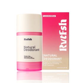RVTFSH Deodorant ExtraStrength Natural Moisturizes Deodorant For Women& Men Aluminum Free Parabens Free 48H Odor Protection Lavender & Rose 2.65 0z
